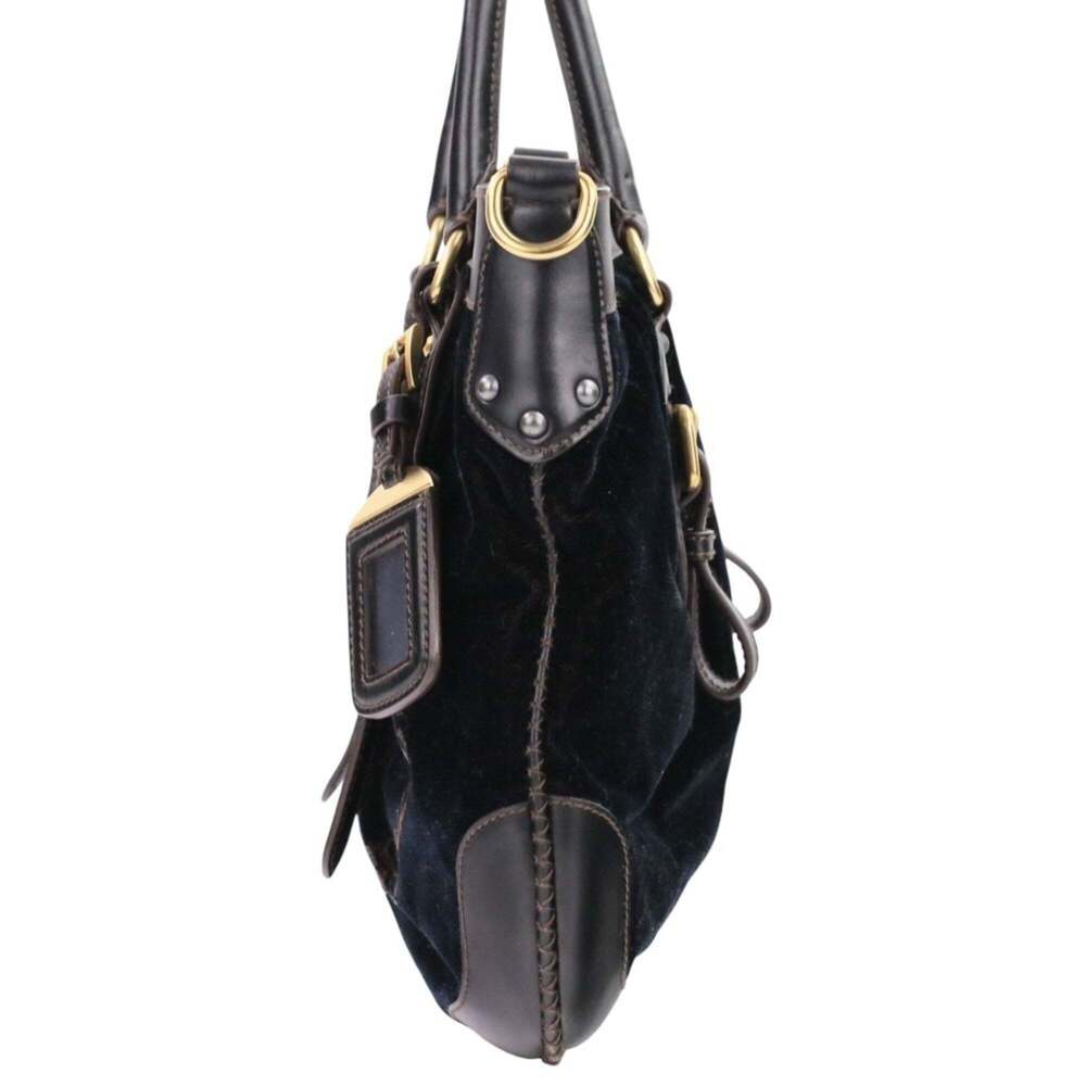 PRADA Brown Leather Shoulder Bag - Picture 3 of 15